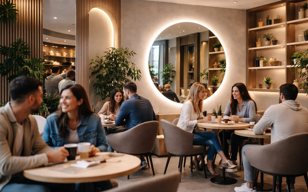 Restorani i kafići: LED ogledala kao dizajnerski element koji gosti fotografišu