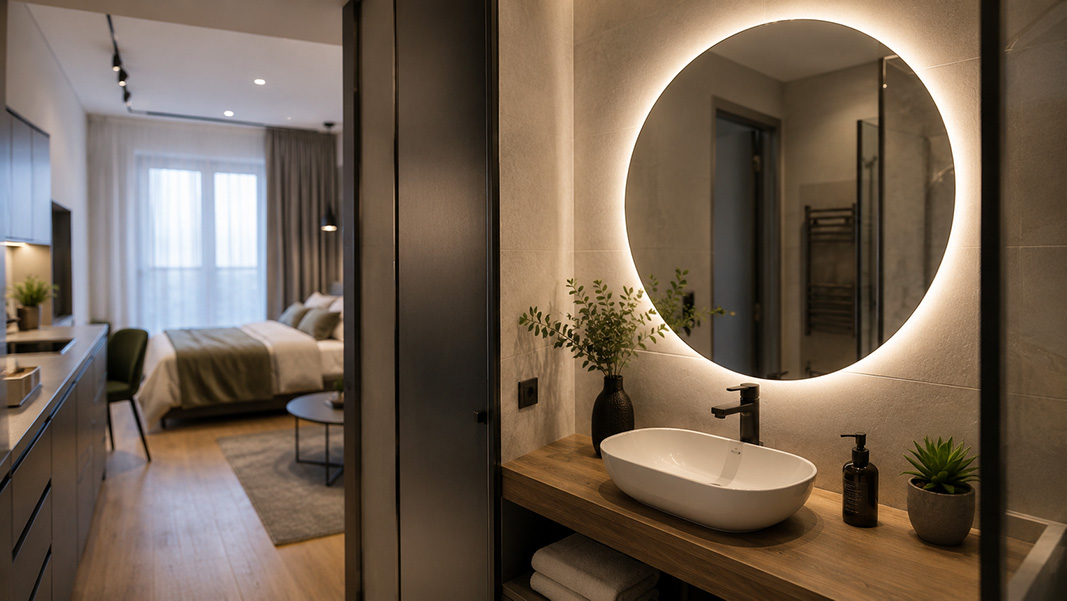 LED ogledala za male stanove i Airbnb apartmane
