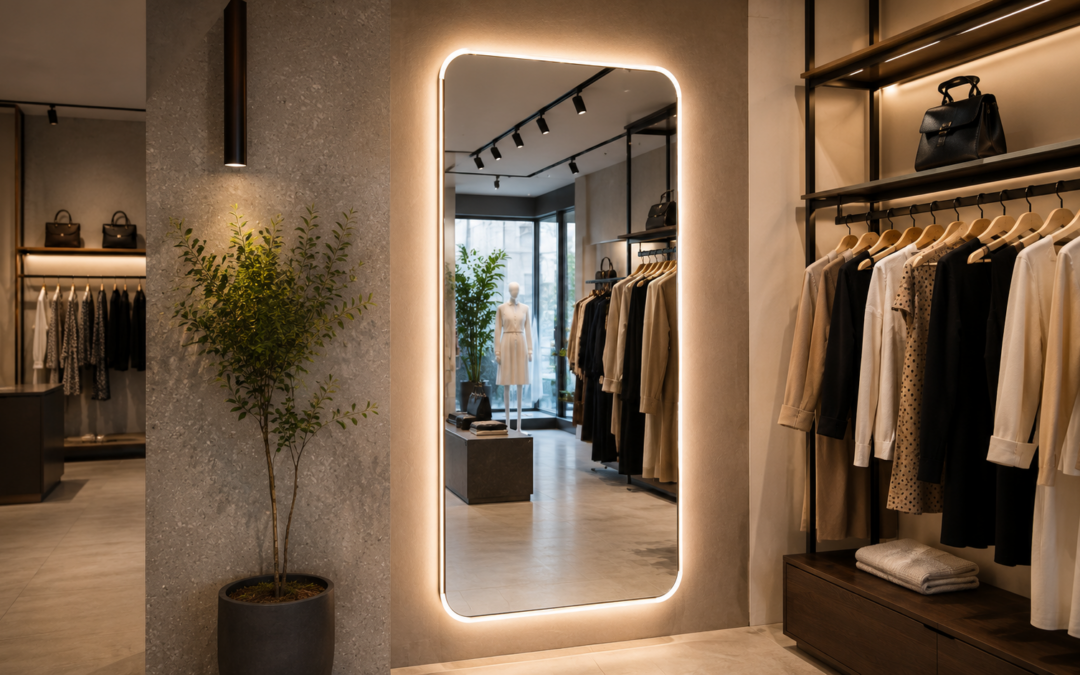 LED ogledala za butike i modne radnje
